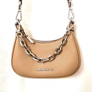 Michael Kors Cora Mini Zip Crossbody Pouchette Purse